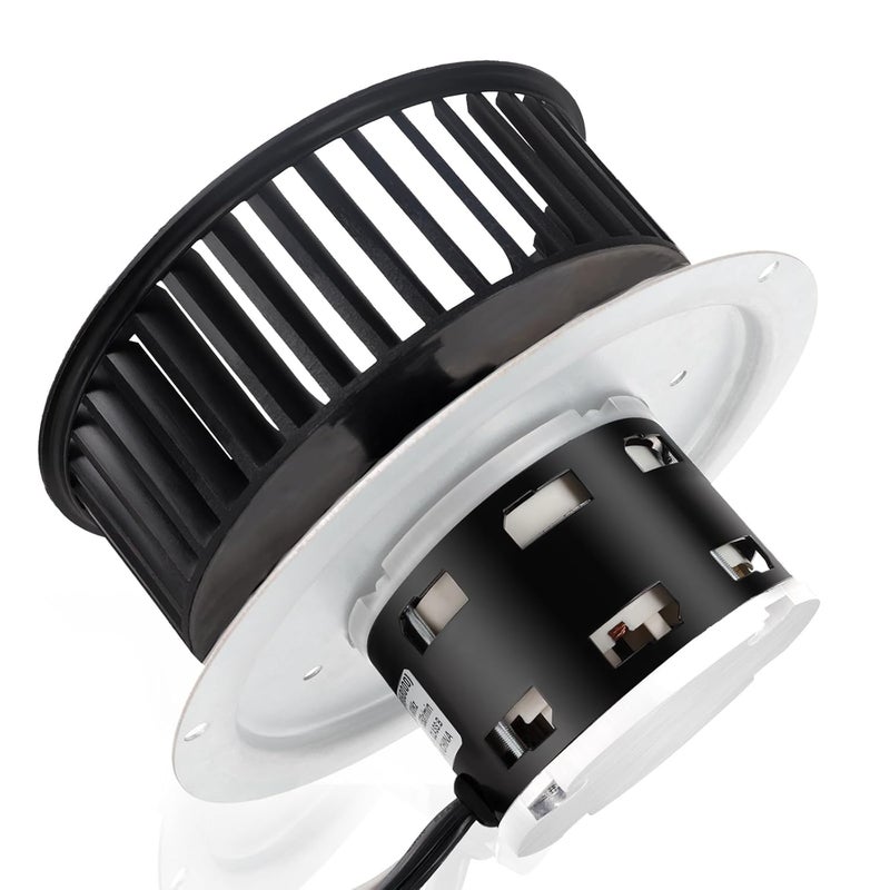 Brvclon متوافق مع Nutone QT-110N-B، QT-80-N-B، QT-90N-B، QT-9093، QT-100L، QT110N، QT80، محرك مروحة الحمام، 110CFM، 3.0Sones محرك مروحة الحمام وعجلة النفخ، استبدال لرقم المحرك S0695B000، S0696B000 - Image 1
